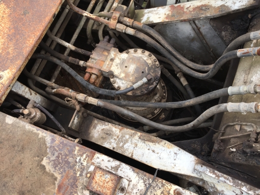 รถขุดSUMITOMO 280 EA รถเดิม ขาวแดง..รถใช้งานอยู่ โซ่หนา เครื่องแห้ง ปั้มแห้ง..