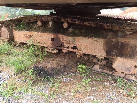 รถขุดSUMITOMO 280 EA รถเดิม ขาวแดง..รถใช้งานอยู่ โซ่หนา เครื่องแห้ง ปั้มแห้ง..