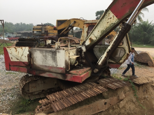 รถขุดSUMITOMO 280 EA รถเดิม ขาวแดง..รถใช้งานอยู่ โซ่หนา เครื่องแห้ง ปั้มแห้ง..