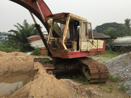 รถขุดSUMITOMO 280 EA รถเดิม ขาวแดง..รถใช้งานอยู่ โซ่หนา เครื่องแห้ง ปั้มแห้ง..