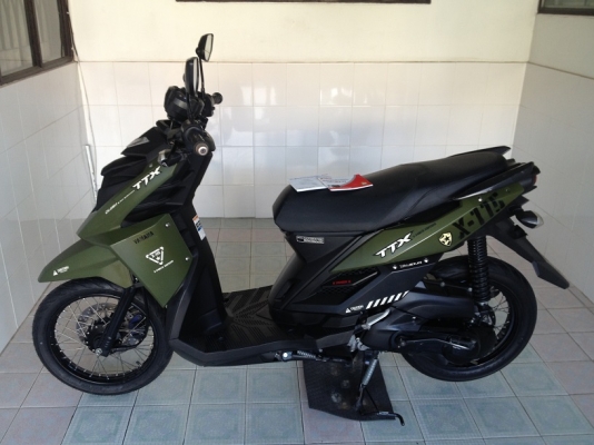 TTX รุ่นLimited ลายทหาร สีเขียวด้าน วิ่งน้อย ปลายปี55 (ของแถม 4 รายการ) TTX รุ่นLimited ลายทหาร สีเขียวด้าน วิ่งน้อย ปลายปี55 (ของแถม 4 รายการ)