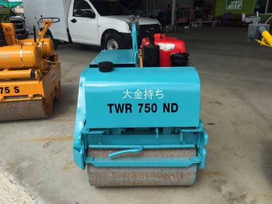 รถบดเดินตามTaikyokuรุ่นTWR750ND มือสองญี่ปุ่นสั่นสะเทือนได้เครื่องดีเซล สภาพดีพร้อมใช้งาน มีให้เลือกหลายคัน หลายขนาด