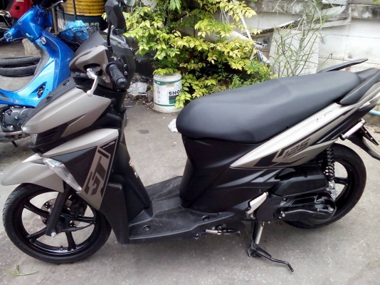 ขาย YAMAHA GT 125 i สีเทา ปี 58 สภาพสวยมากๆ วิ่งน้อย ไม่มีรอยล้ม มีประกันรถหาย 2 ปี ขาย YAMAHA GT 125 i สีเทา ปี 58 สภาพสวยมากๆ วิ่งน้อย ไม่มีรอยล้ม มีประกันรถหาย 2 ปี