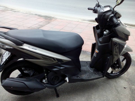 ขาย YAMAHA GT 125 i สีเทา ปี 58 สภาพสวยมากๆ วิ่งน้อย ไม่มีรอยล้ม มีประกันรถหาย 2 ปี