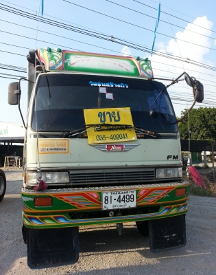 ขาย HINO FM3M เครืี่องเดิม 245แรง  12ล้อ