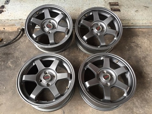 ล้อมือสอง TE37 15x6.5 4รู100 ET 38