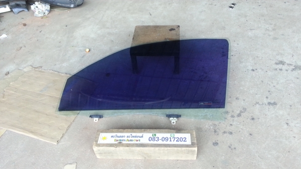 กระจกประตูหน้าซ้าย Vigo Cab ของแท้มือสอง