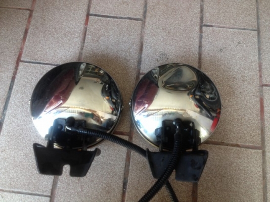 ไฟตัดหมอกเหลือง PIAA เลนกระจกขนาด6นิ้วเก่าญี่ปุ่นสภาพดีคู่ละ