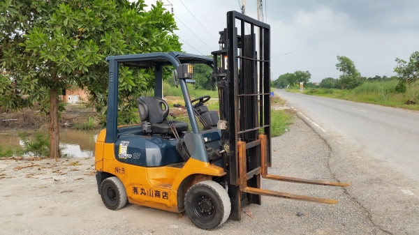 ขายด่วนรถยก TOYOTA 7FGยก1.5ตันเสาสูง3เมตรยางตันหน้าหลังรถนอกนำเข้ายังไม่เคยใช้งานในเมืองไทยเลย=รุ่นใหม่ขายถูกๆๆ