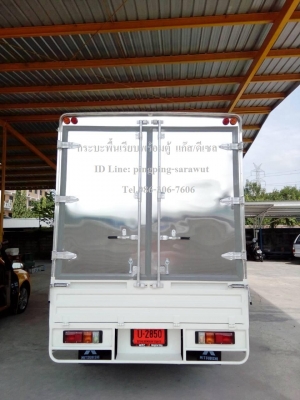 มิตซู all new triton 2015 ใส่กระบะพื้นเรียบหลังคา