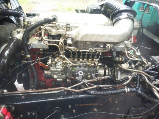 ขายด่วน รถบรรทุก 6 ล้อ ติดเครน 5 ตัน HINO FF1J 210 แรงม้า