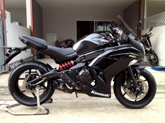ขาย Kawasaki Ninja ปี2013 สีดำด้าน ท่อFull ล้อZX6  ราคา189000 บาท (รับเทริ์น)