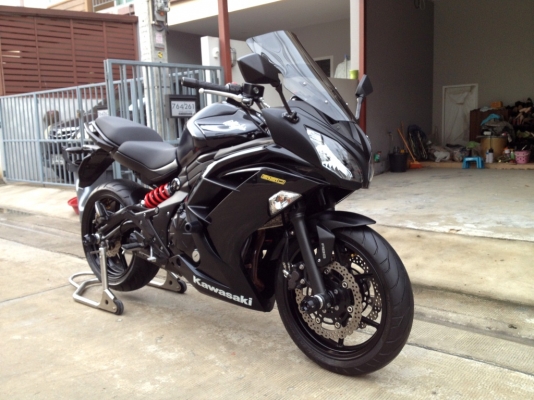 ขาย Kawasaki Ninja ปี2013 สีดำด้าน ท่อFull ล้อZX6  ราคา189000 บาท (รับเทริ์น)