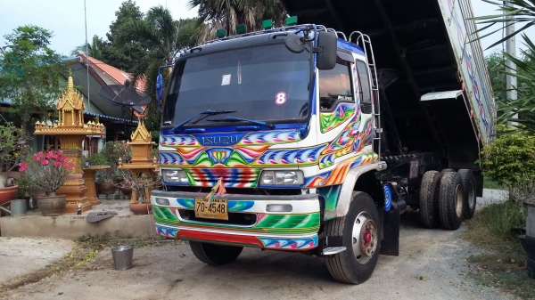 ขายสิบล้อสองเพลา ดั๊ม 320 อีซูซุเดก้า สนใจ 081 7368589