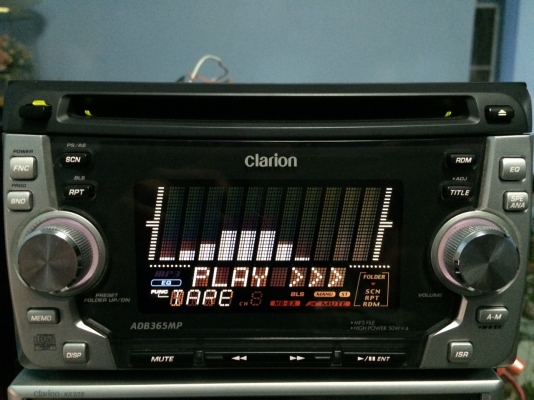 Clarion ADB365MP MP3-RW เทป AUX กราฟฟิกEQ ไม่มีปรีเอ้า สภาพสวย มือ2 ญี่ปุ่น