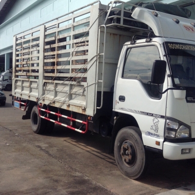 หกล้อ อีซูซุ NQR175ปี50 แอร์ พ.เวอร์ กะบะเหล็กยาว 5.50ม สภาพบางเดิมสวยพร้อมใช้ ทะเบียนพร้อมโอน