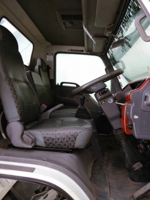 หกล้อ อีซูซุ NQR175ปี50 แอร์ พ.เวอร์ กะบะเหล็กยาว 5.50ม สภาพบางเดิมสวยพร้อมใช้ ทะเบียนพร้อมโอน