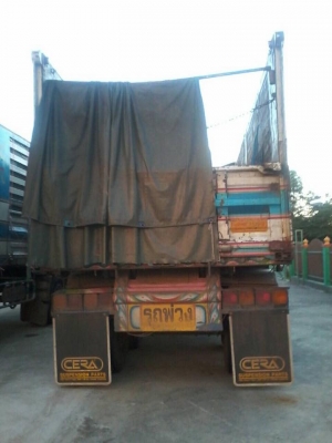 รถพ่วง ISUZU FXZ 360 ปี 2010 ดั้มเกษตร ลูก 3 คาน กระบะสามมิตร