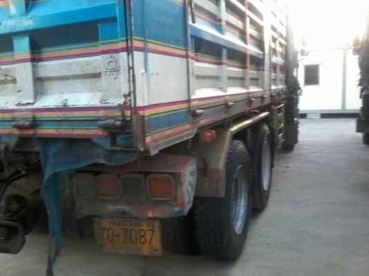 รถพ่วง ISUZU FXZ 360 ปี 2010 ดั้มเกษตร ลูก 3 คาน กระบะสามมิตร