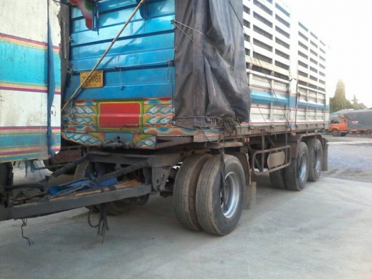 รถพ่วง ISUZU FXZ 360 ปี 2010 ดั้มเกษตร ลูก 3 คาน กระบะสามมิตร