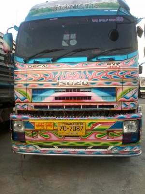 รถพ่วง ISUZU FXZ 360 ปี 2010 ดั้มเกษตร ลูก 3 คาน กระบะสามมิตร