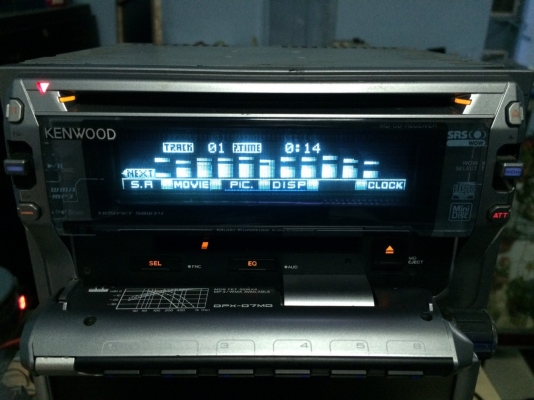 KENWOOD DPX-07MD รุ่นใหญ่ MP3-RW CD-RW MD-RW AUX EQ12แบน กราฟฟิกหน้าจอ ปรีเอ้า2ชุด คุมกล่องCD สภาพสวย มือ2 ญี่ปุ่น KENWOOD DPX-07MD รุ่นใหญ่ MP3-RW CD-RW MD-RW AUX EQ12แบน กราฟฟิกหน้าจอ ปรีเอ้า2ชุด คุมกล่องCD สภาพสวย มือ2 ญี่ปุ่น