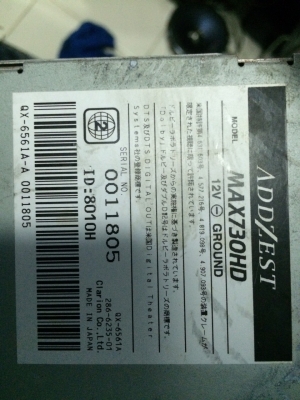 ADDZEST MAX730HD DVD-RWโซนNTSC MP3-RW CD-RW HDD16GB ระบบบันทึกHDD เมนโซนี จอทัชสกรีน ปรับจอ3ระดับ ต่อทีวีดิจิตอลได้ Made in Japan มือ2 ญี่ปุ่น