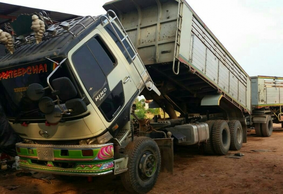 ขายๆอีกรอบด่วนๆ(ลูกค้าจัดแน่นซ์ไม่ผ่าน) ฮีโน่ FM3H-195โบว์อินเตอร์ ปี42 แม่ลูกดั้มมีเนียม3คาน สภาพสวยบางเดิมทั้งคัน ทะเบียนพร้อมโอน