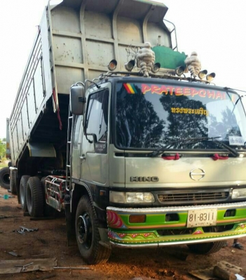 ขายๆอีกรอบด่วนๆ(ลูกค้าจัดแน่นซ์ไม่ผ่าน) ฮีโน่ FM3H-195โบว์อินเตอร์ ปี42 แม่ลูกดั้มมีเนียม3คาน สภาพสวยบางเดิมทั้งคัน ทะเบียนพร้อมโอน