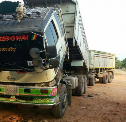 ขายๆอีกรอบด่วนๆ(ลูกค้าจัดแน่นซ์ไม่ผ่าน) ฮีโน่ FM3H-195โบว์อินเตอร์ ปี42 แม่ลูกดั้มมีเนียม3คาน สภาพสวยบางเดิมทั้งคัน ทะเบียนพร้อมโอน