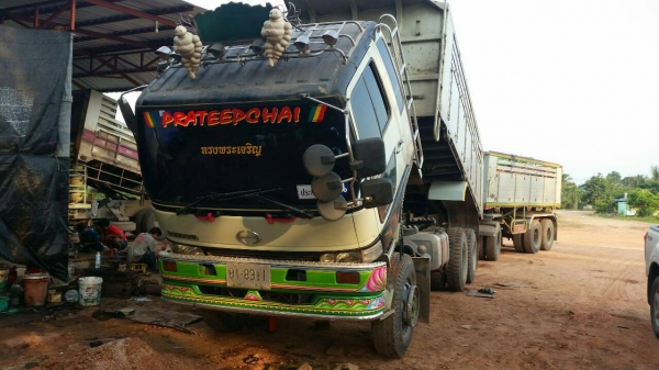 ขายๆอีกรอบด่วนๆ(ลูกค้าจัดแน่นซ์ไม่ผ่าน) ฮีโน่ FM3H-195โบว์อินเตอร์ ปี42 แม่ลูกดั้มมีเนียม3คาน สภาพสวยบางเดิมทั้งคัน ทะเบียนพร้อมโอน