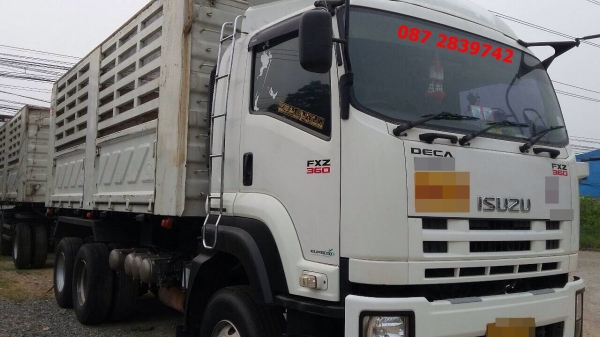 ขายรถดั้มพ์พ่วง แม่-ลูก 22 ล้อ