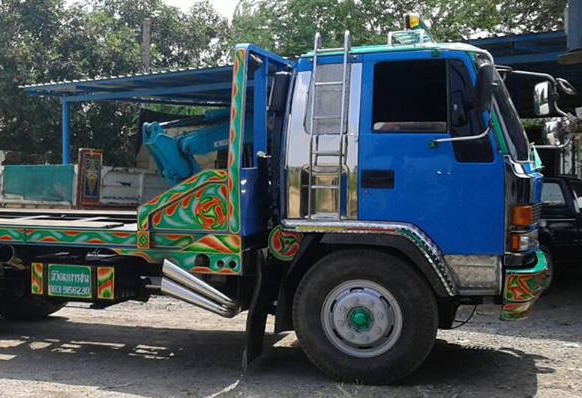 **790,000 บ.ต่อรอง/// เทนเลอร์2เพลา ROCKY-285 **ขาย เทนเลอร์2เพลา ISUZU ROCKY-285แรง ท้ายลาด ขน-ย้าย แบคโฮขนาด 200/320 ต่อใหม่ สีใหม่ สวยๆ พร้อมใช้ ISUZU ROCKY FVZ12MY (ร็อคเล็ก) วางเครื่องHINO EP100-Turbo 285HP (ลงเล่ม)เกียร์6สปีด เครื่องแน่น แห้งๆ แรง เ