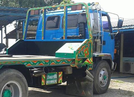 **790,000 บ.ต่อรอง/// เทนเลอร์2เพลา ROCKY-285 **ขาย เทนเลอร์2เพลา ISUZU ROCKY-285แรง ท้ายลาด ขน-ย้าย แบคโฮขนาด 200/320 ต่อใหม่ สีใหม่ สวยๆ พร้อมใช้ ISUZU ROCKY FVZ12MY (ร็อคเล็ก) วางเครื่องHINO EP100-Turbo 285HP (ลงเล่ม)เกียร์6สปีด เครื่องแน่น แห้งๆ แรง เ