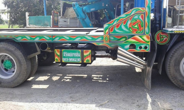 **790,000 บ.ต่อรอง/// เทนเลอร์2เพลา ROCKY-285 **ขาย เทนเลอร์2เพลา ISUZU ROCKY-285แรง ท้ายลาด ขน-ย้าย แบคโฮขนาด 200/320 ต่อใหม่ สีใหม่ สวยๆ พร้อมใช้ ISUZU ROCKY FVZ12MY (ร็อคเล็ก) วางเครื่องHINO EP100-Turbo 285HP (ลงเล่ม)เกียร์6สปีด เครื่องแน่น แห้งๆ แรง เ