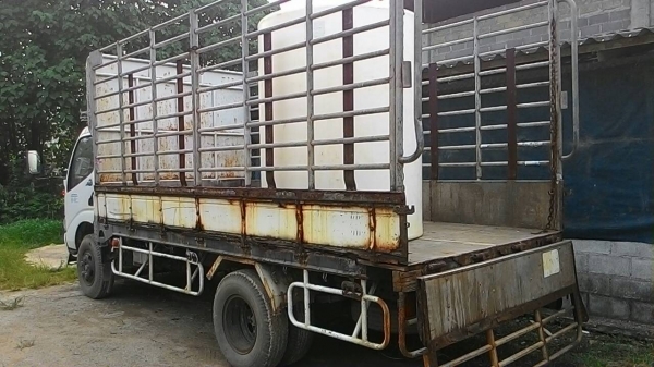 ขายรถบรรทุก 6 ล้อรั้ว HINO DUTRO 121 แรงม้าปี 2549 ราคา 350000