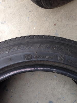 ยาง THUNDERER 185 - 55 - 15 ปี 13 ครบชุด 4 เส้น สภาพสวยๆไม่มีปะไม่บวมดอกยางเหลือเยอะวิ่งใด้อีกนานราคาถูกๆ