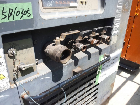 ขายเครื่องปั๊มลมยี่ห้อ AIRMAN PDS265S ปี2007 นำเข้าจากญี่ปุ่น