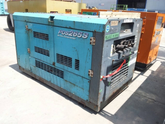 ขายเครื่องปั๊มลมยี่ห้อ AIRMAN PDS265S ปี2007 นำเข้าจากญี่ปุ่น