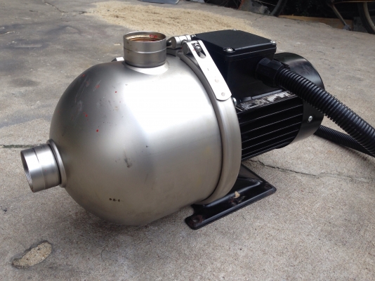 ขายปั้มน้ำหอยโข่ง Groundfos 3/4HP. 380V made in Germany สภาพสวย วิ่งนิ่ม พร้อมใช้งาน