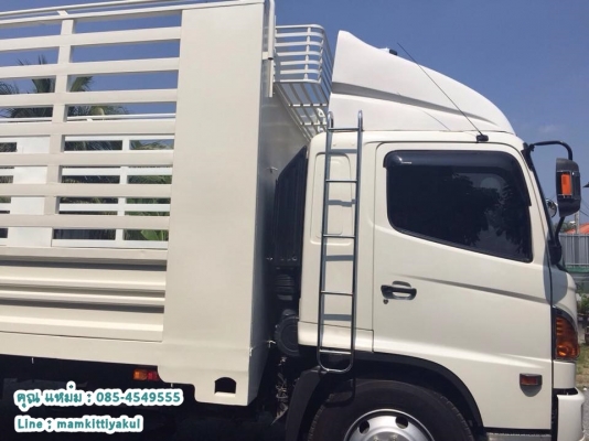 ขายรถ 6 ล้อใหญ่ ฮีโน่ ซีรี่ 500 ยูโร 3  ปี 57  เครื่อง  FG 8JRLA  เทอร์โบ 212 แรงม้า