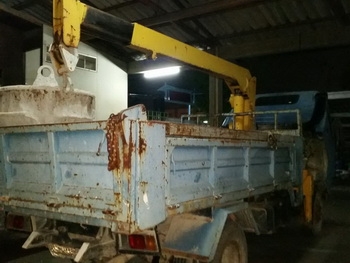 ขาย รถ 6 ล้อ ดั๊ม ติดเครนพร้อม ISUZU NPR ขนาด 115 แรง สภาพพร้อมใช้งาน