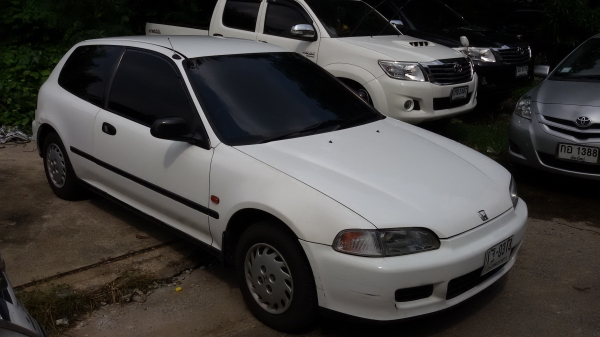 Honda Civic EG 3ประตู 1994 มือเดียว เครื่อง 1,600 หัวฉีด เกียร์ Auto LPG หัวฉีด  ภาษีไม่ขาด-ประกันชั้น3