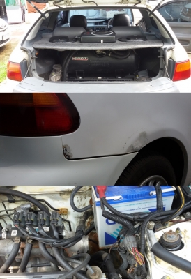 Honda Civic EG 3ประตู 1994 มือเดียว เครื่อง 1,600 หัวฉีด เกียร์ Auto LPG หัวฉีด  ภาษีไม่ขาด-ประกันชั้น3