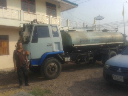 รถบรรทุกน้ำ 6 ล้อ ยี่ห้อ ISUZU  รุ่น FTR  แชซซี FTR11H ปีจดทะเเบียน 2533 ระบบล็อคล้อไฟฟ้า