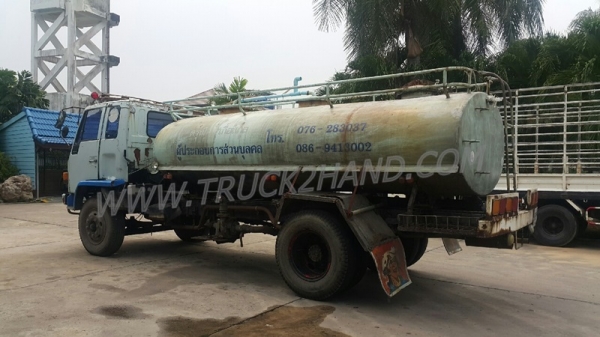 รถบรรทุกน้ำ 6 ล้อ ยี่ห้อ ISUZU  รุ่น FTR  แชซซี FTR11H ปีจดทะเเบียน 2533 ระบบล็อคล้อไฟฟ้า