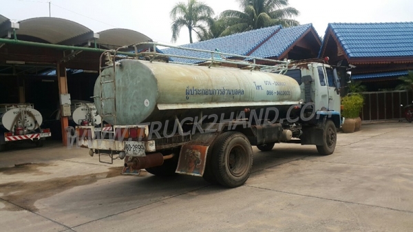 รถบรรทุกน้ำ 6 ล้อ ยี่ห้อ ISUZU  รุ่น FTR  แชซซี FTR11H ปีจดทะเเบียน 2533 ระบบล็อคล้อไฟฟ้า
