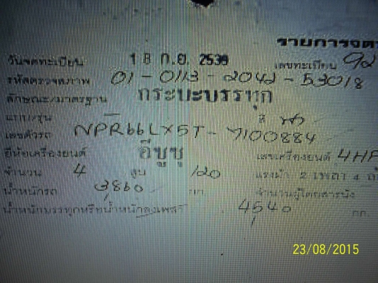 ขาย470000 บาท 6ล้ออิซูสุ NPR 120 แรงปี 39 ฝาขาว ดั้ม สามมิตร เอกสารพร้อมโอน