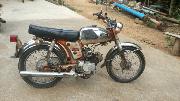 ขายด่วน yamaha yl2 100 มีทะเบียนพร้อมโอน ภาษีปี59