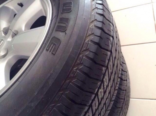 ขายล้อแม็ค FORTUNER , VEGO ขอบ 17 พร้อมยาง บริดสโตน 265-65 R17